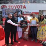 IJM Toyota Gurugram की पहली वर्षगाँठ,नवरात्रि के पहले दिन पर किया गया 51 कारों की डिलीवरी