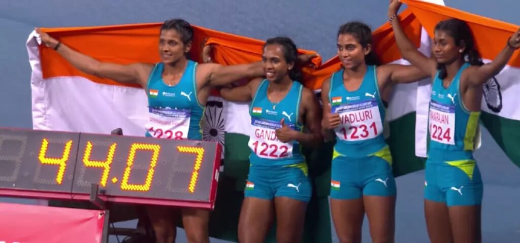 स्वर्णिम सफलता: ताइवान में महिला 4×100 मीटर रिले टीम ने बनाया नया चैम्पियनशिप रिकॉर्ड