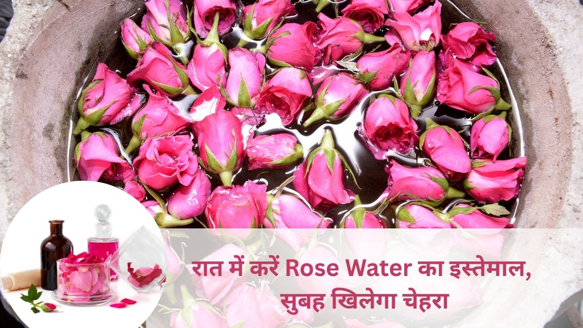 Glow In Overnight: रात में करें Rose Water का इस्तेमाल, सुबह खिलेगा चेहरा