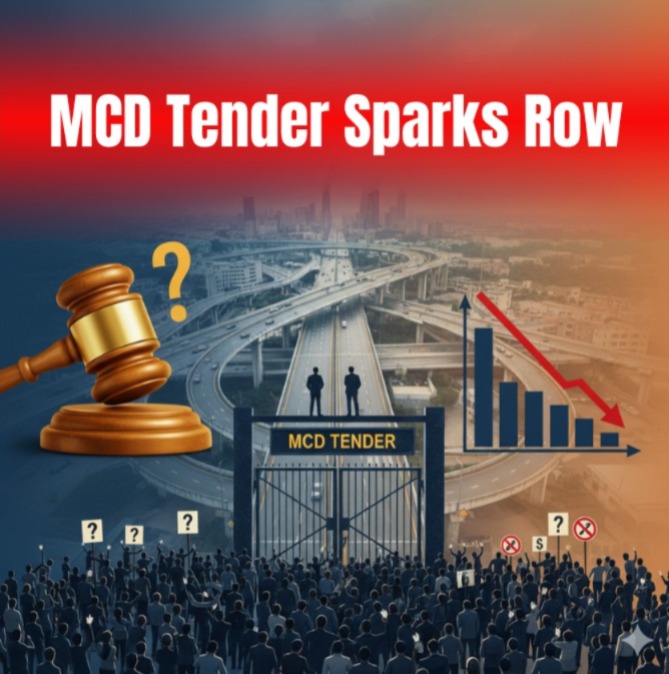 MCD टेंडर विवादित: 122 लेन अनुभव की शर्त से सिर्फ 2–3 कंपनियां योग्य, राजस्व पर संकट