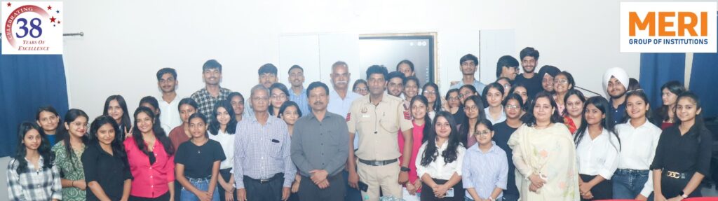 दिल्ली पुलिस ने एमईआरआई कॉलेज में आयोजित की वाद-विवाद प्रतियोगिता