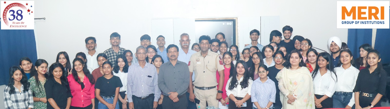 दिल्ली पुलिस ने एमईआरआई कॉलेज में आयोजित की वाद-विवाद प्रतियोगिता