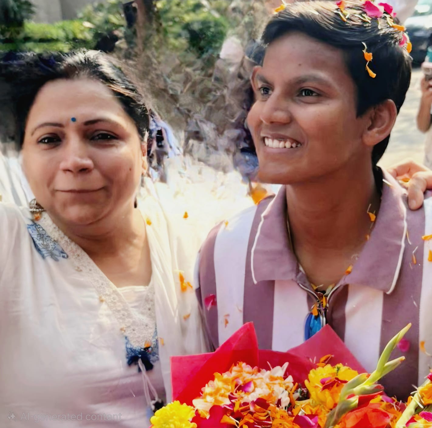 वर्ल्ड कप विजेता दीप्ति शर्मा का द्वारका में हुआ भव्य स्वागत