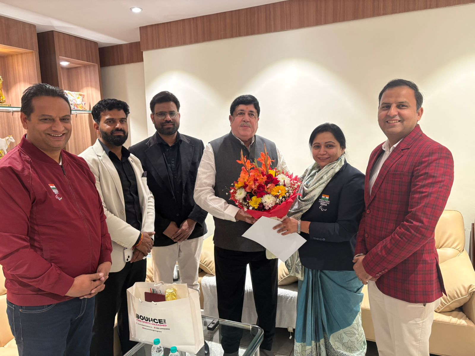 दिल्ली पैरालंपिक समिति ने दिलीपभाई संघानी को मुख्य संरक्षक नियुक्त किया