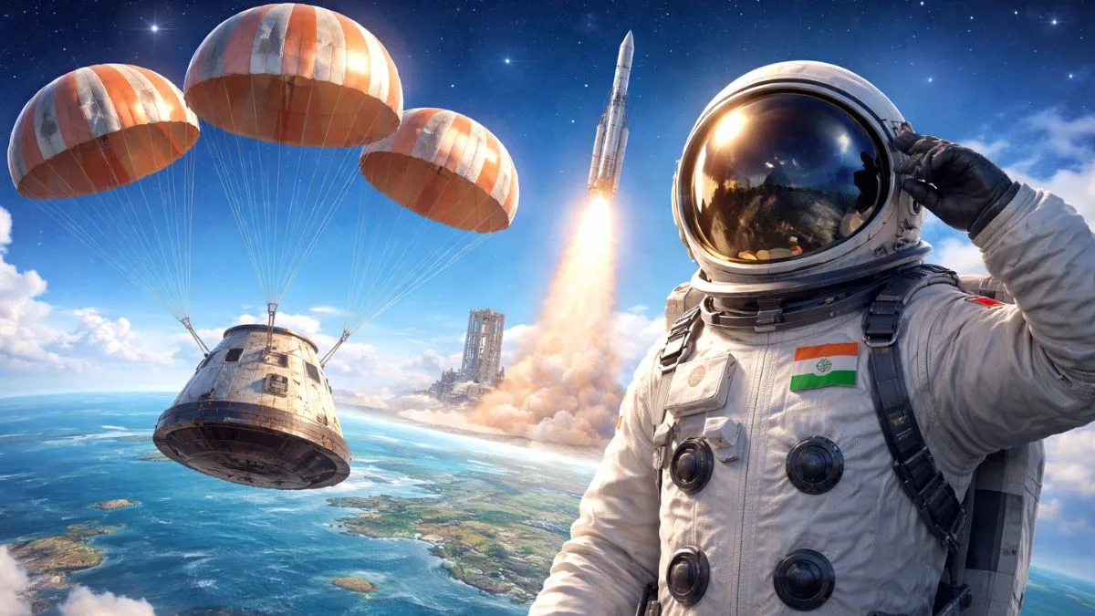 ISRO ने फिर धमाका कर दिया! गगनयान का दूसरा एयर ड्रॉप टेस्ट सफल