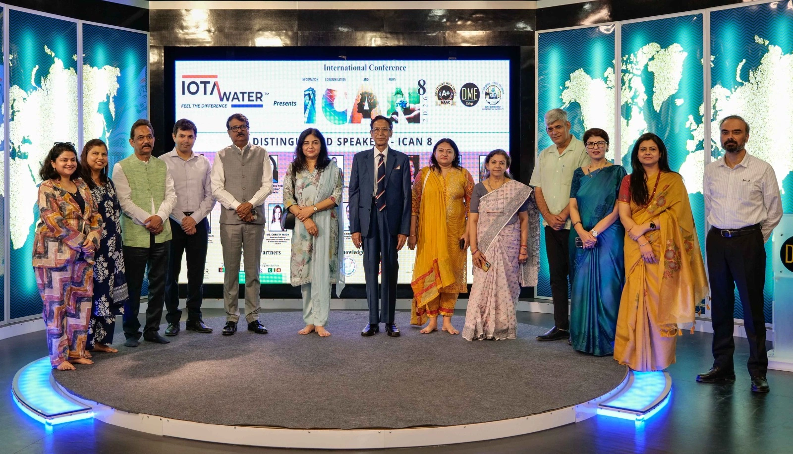 आईसीएएन-8 में 7 देशों की भागीदारी, सस्टेनेबल फ्यूचर और अकादमिक उत्कृष्टता का प्रदर्शन