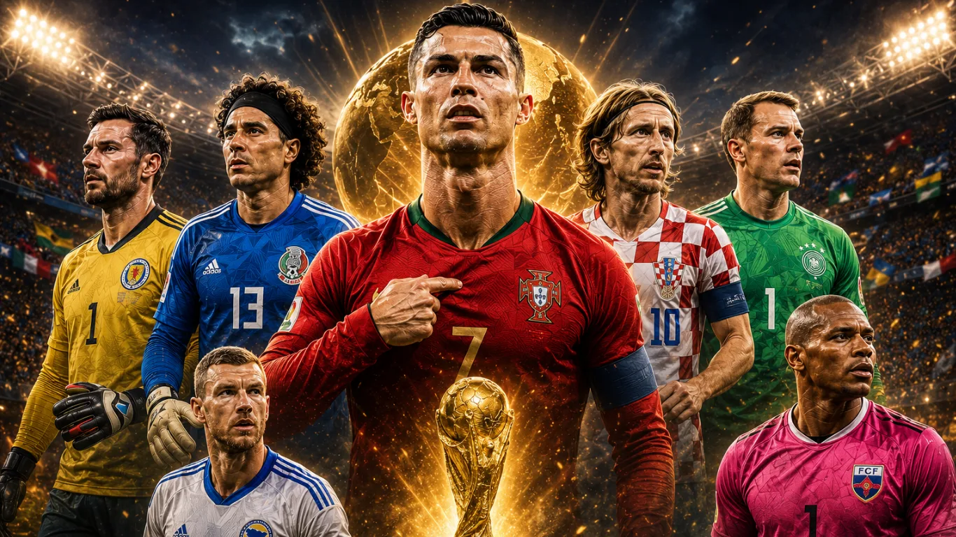 क्रिस्टियानो रोनाल्डो से लेकर लुका मोड्रिच तक: FIFA 2026 के सबसे उम्रदराज खिलाड़ियों के रिकॉर्ड जानिए