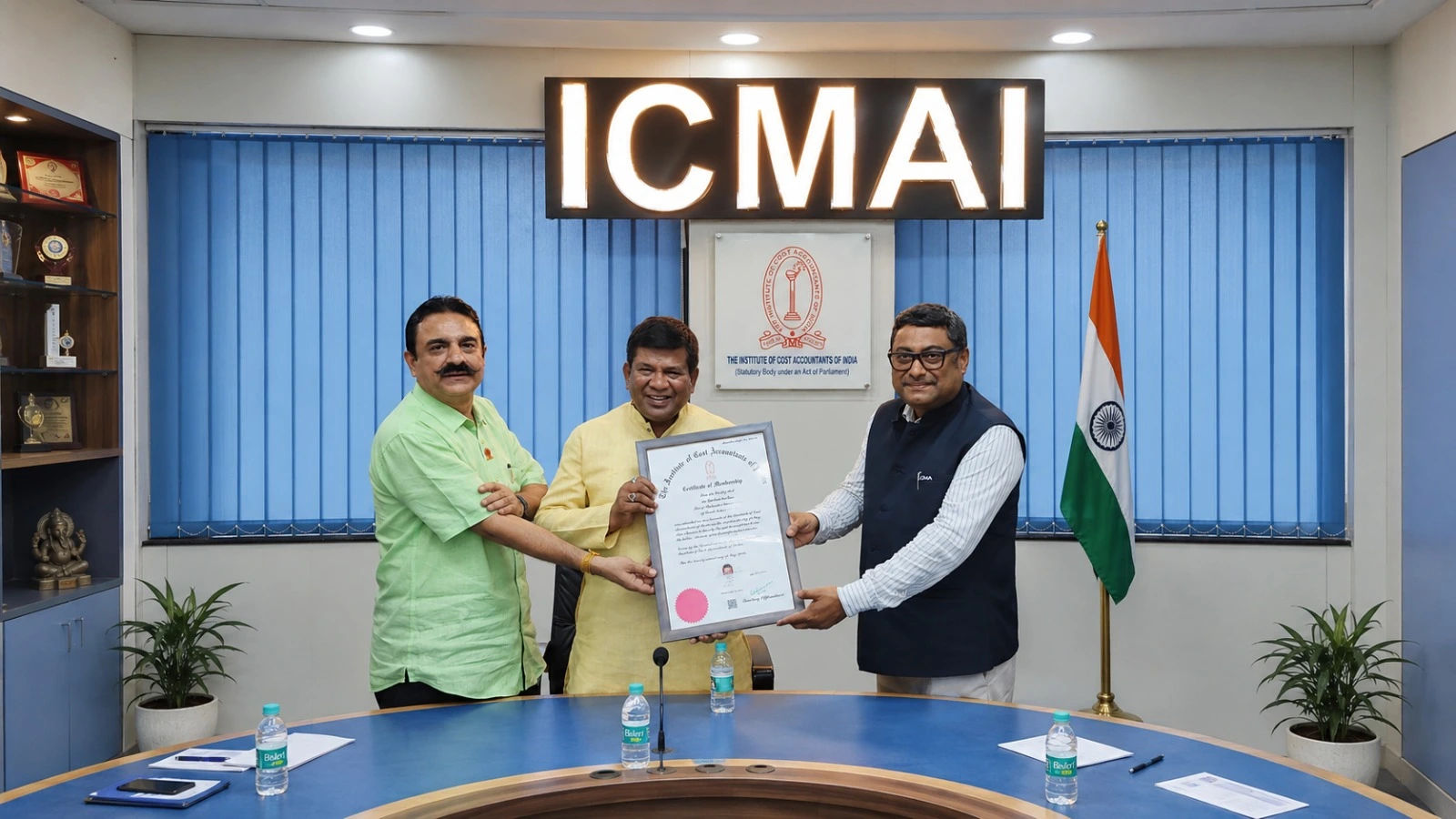 आईसीएमएआई ने सीएमए रथीन्द्र बोस का सम्मानपूर्वक स्वागत किया, पेशेवर उत्कृष्टता और नेतृत्व को सराहा
