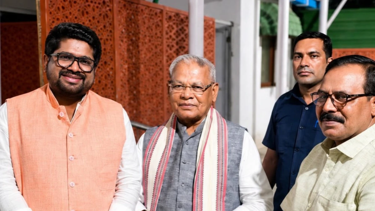 डॉ. भार्गव मल्लप्पा ने जीतन राम मांझी को दक्षिण भारत दौरे का दिया न्योता