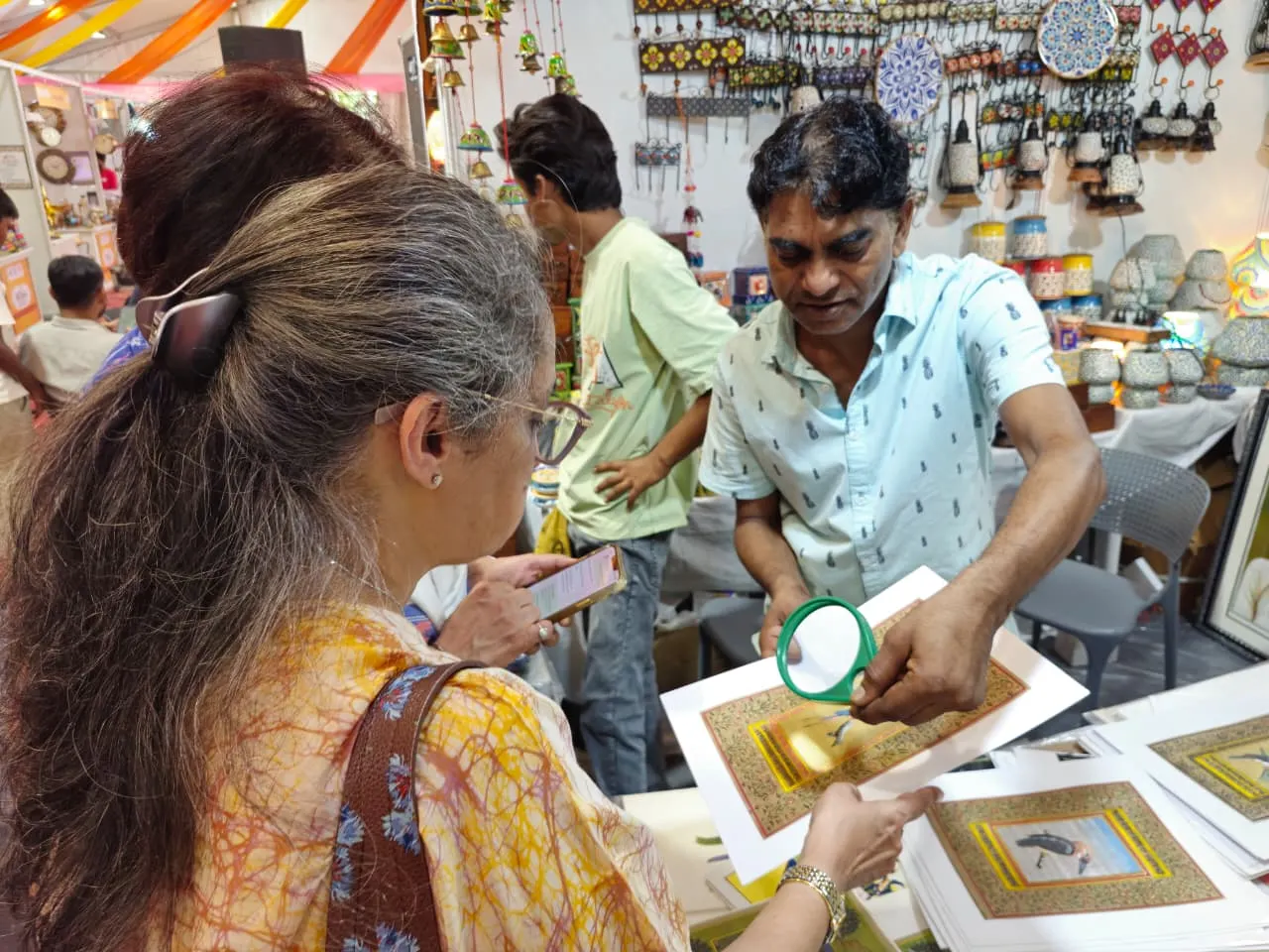 बीकानेर हाउस में सजी राजस्थान की चित्रकला विरासत, बनी-ठनी और पिछवाई कलाकृतियों ने खींचा ध्यान